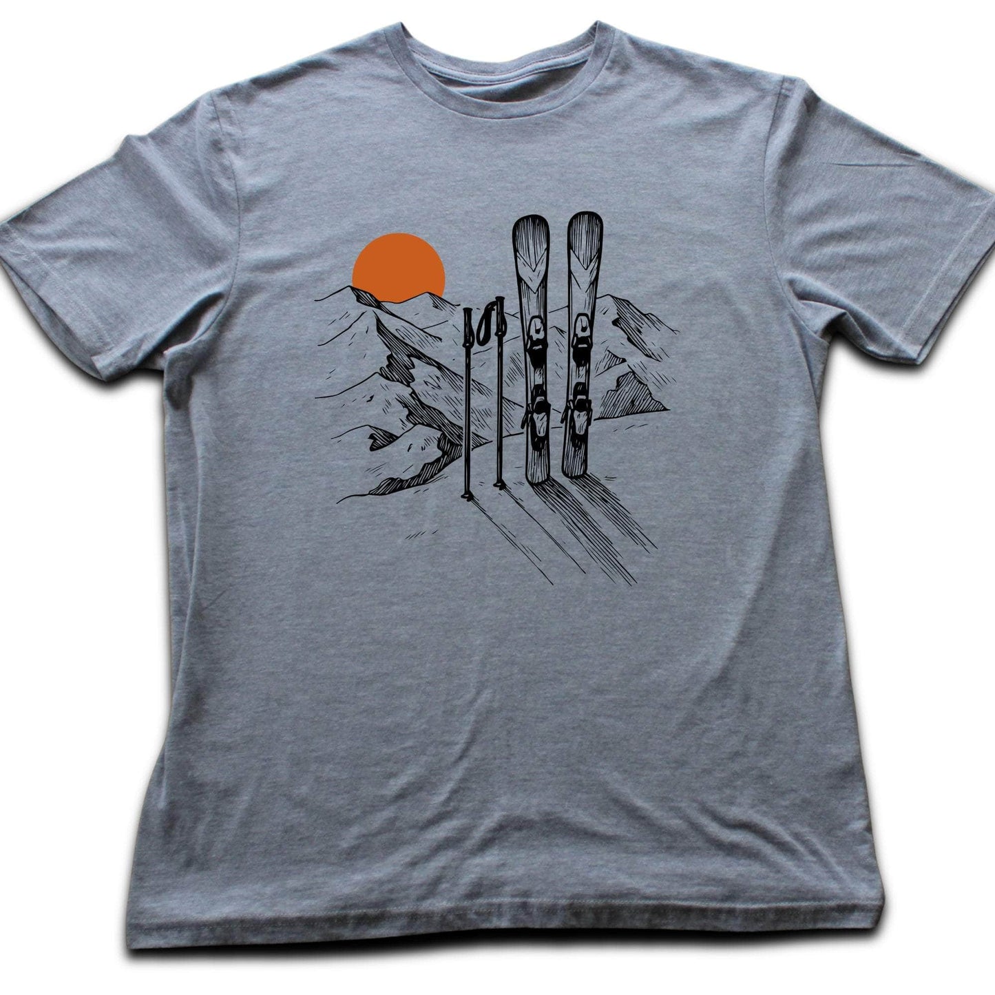 HandDrawn Ski Landscape T-shirt