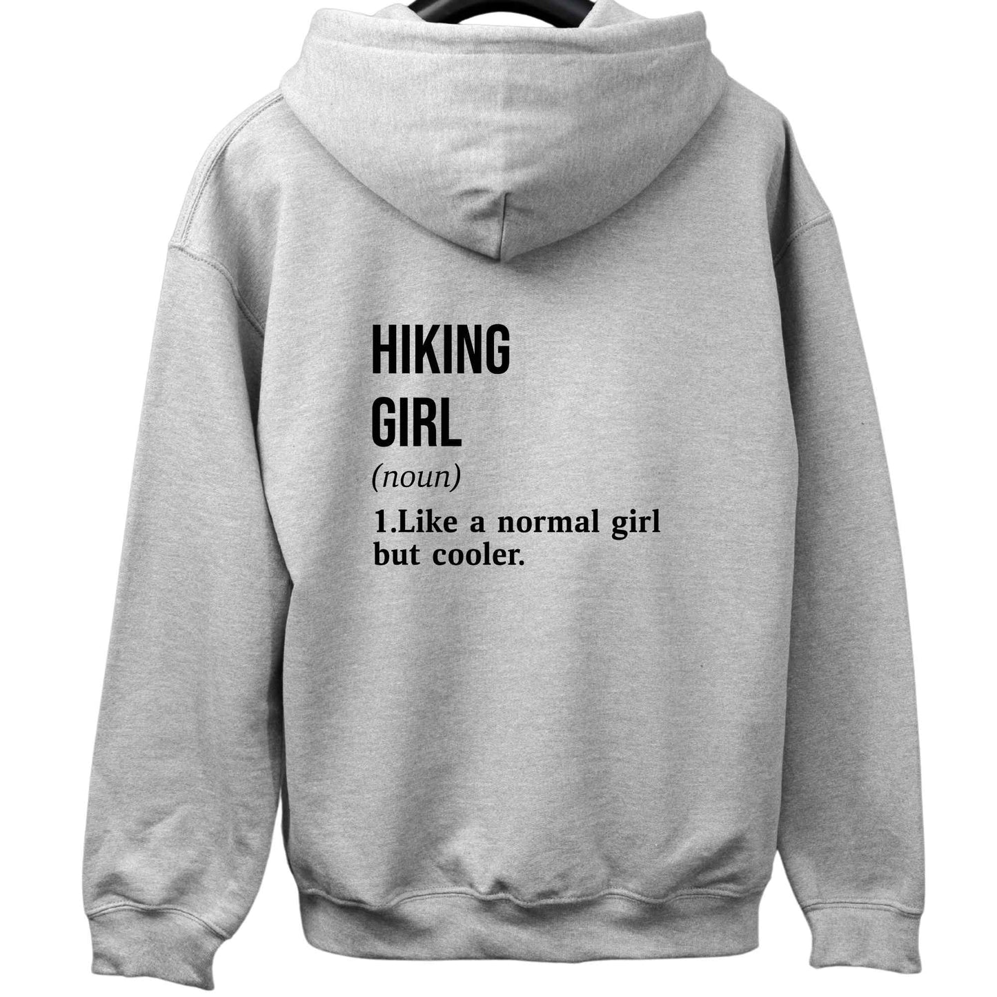 Hiking Girl Definition Back-Print Hoodie