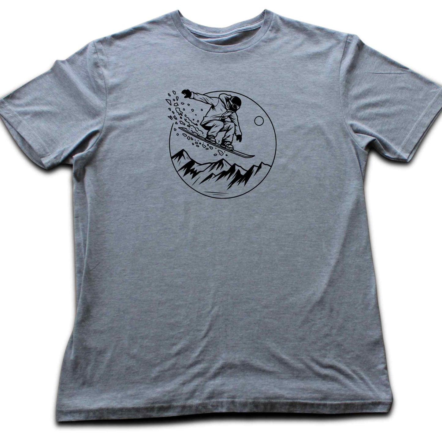 Snowboarder Round T-shirt