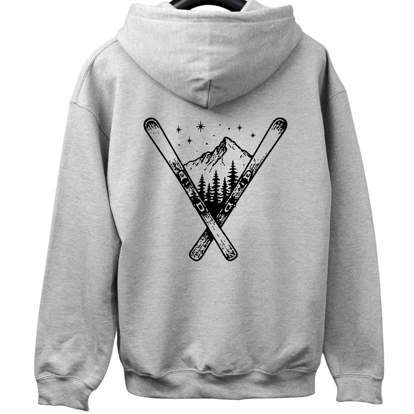 Ski Cross Back-Print Hoodie