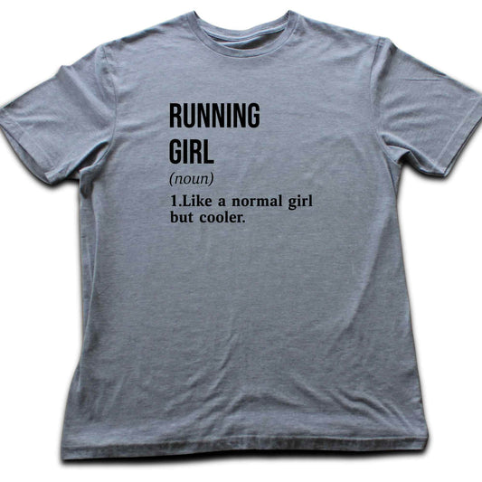 Running Girl Definition T-shirt