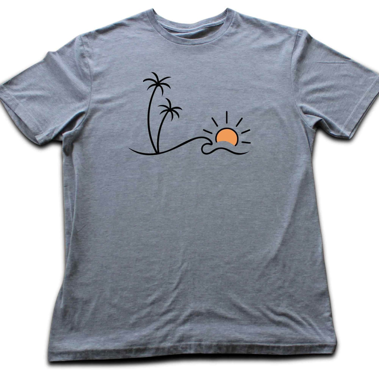 Miniamlist Beach Landscape T-shirt