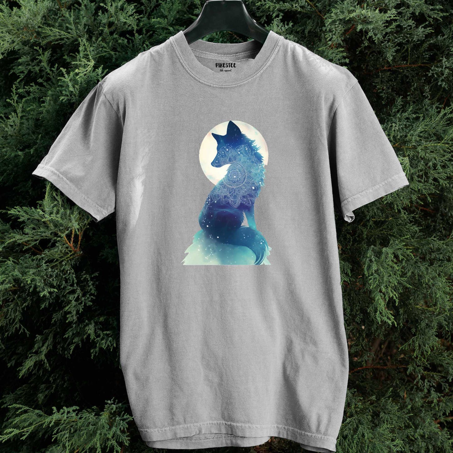 Mandala Fox Moon T-shirt