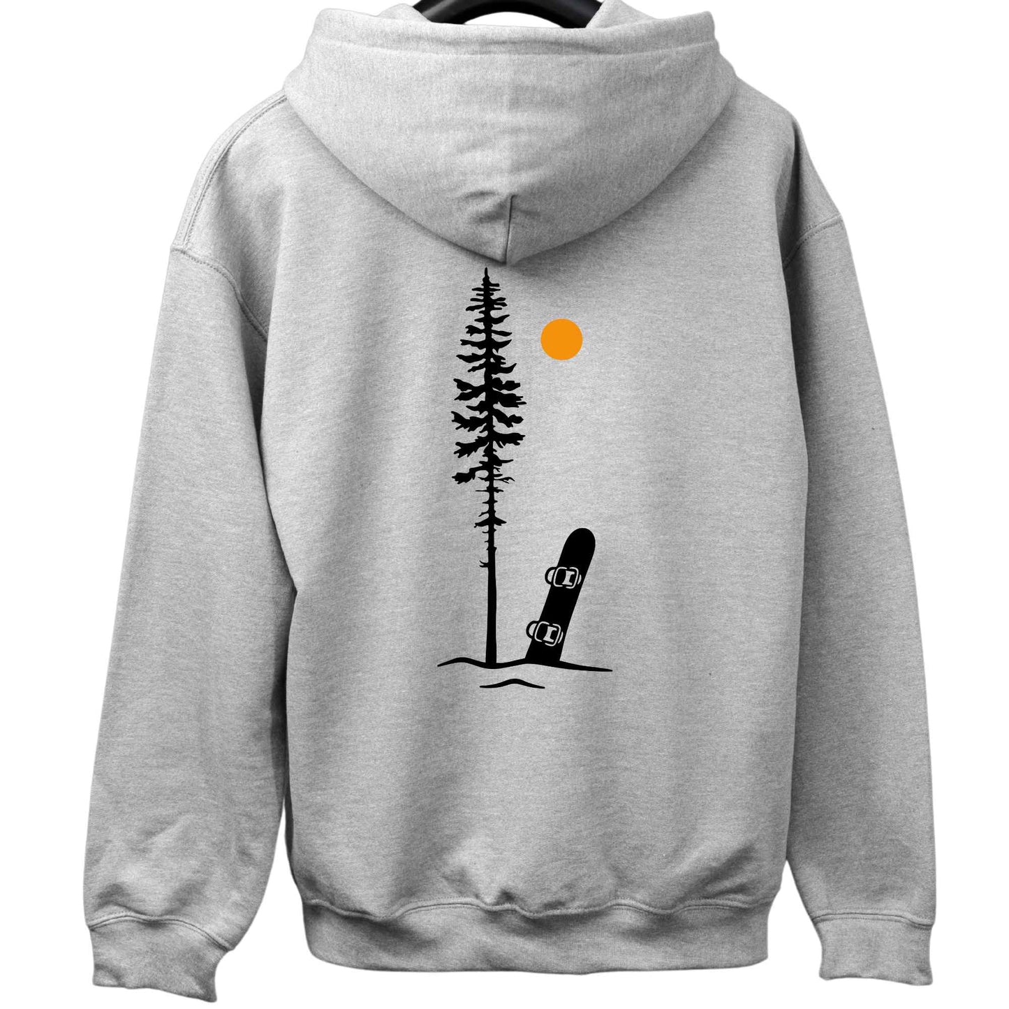Best Snowboard Spot Back-Print Hoodie