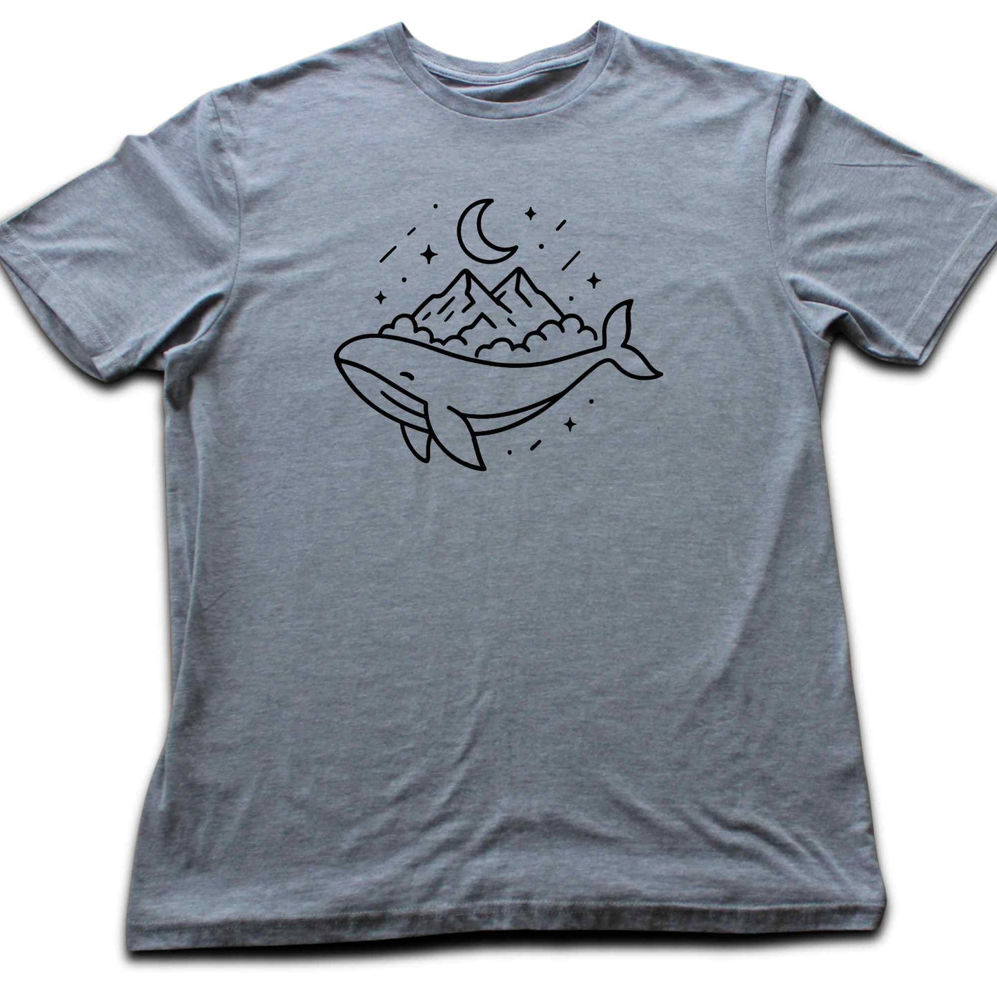 Whale Night Mountain T-shirt
