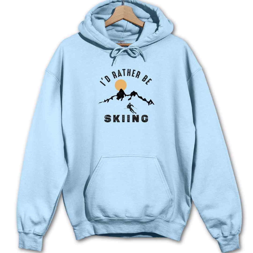 I'd Rather Be Skiing Hoodie