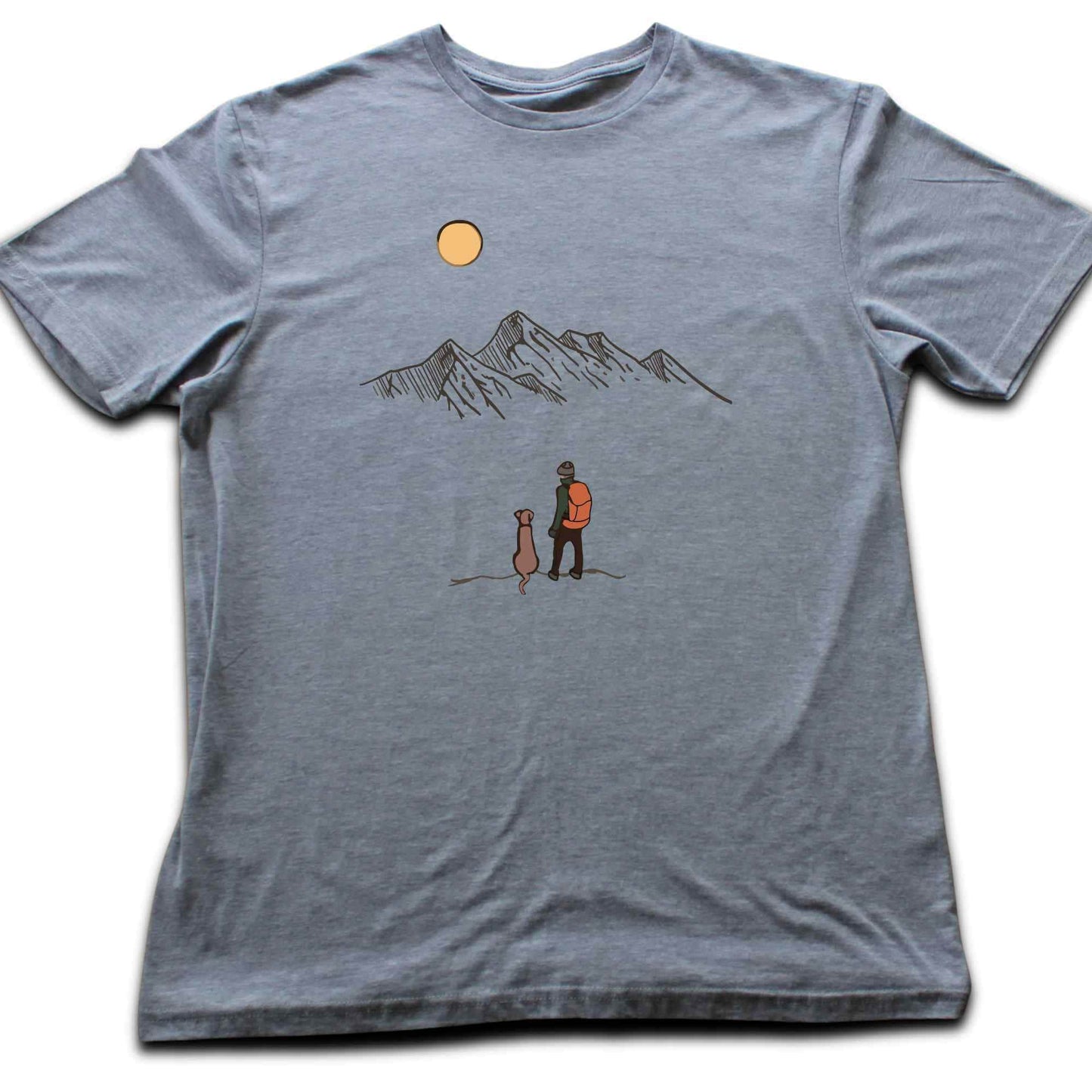 Hike With The Dog (Man) T-shirt