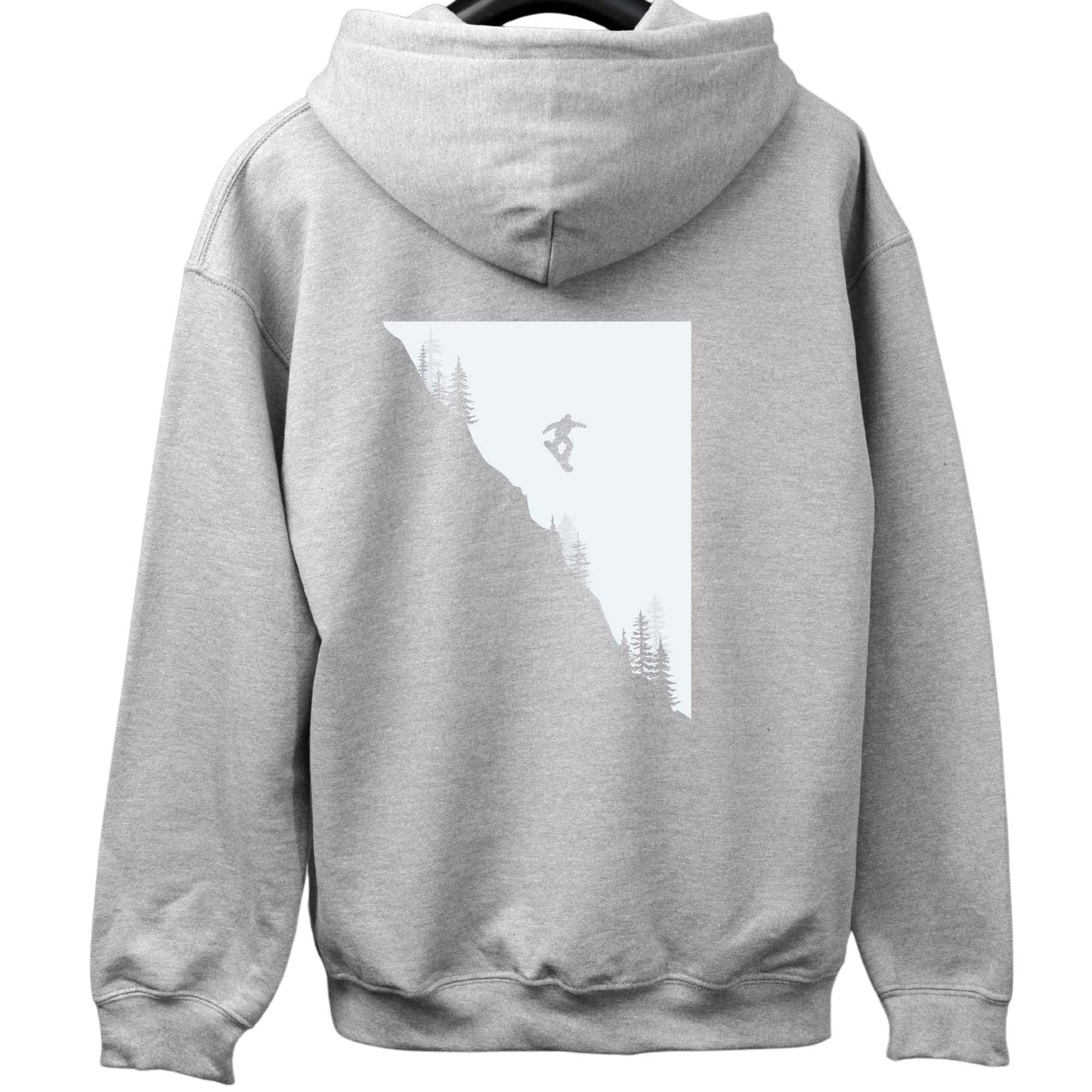 Snowboard Jump Back-Print Hoodie