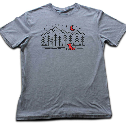 Red Fox Landscape T-shirt