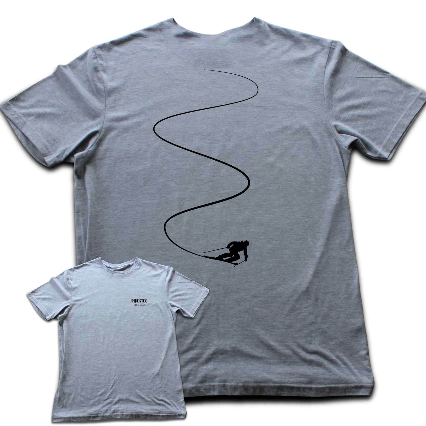 Back Print Ski Slalom T-shirt