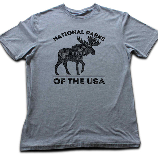 USA Moose National Park T-shirt