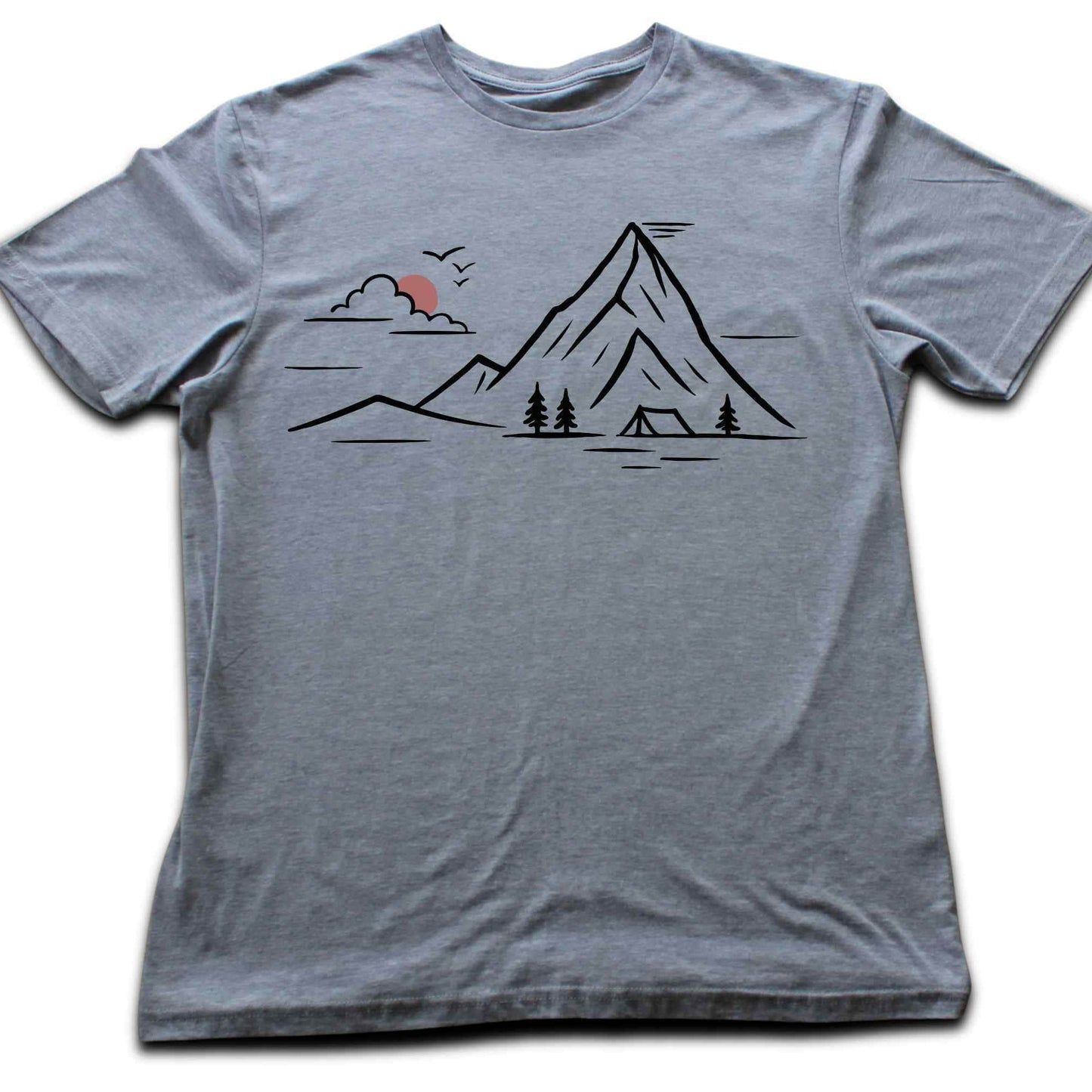 Minimalist Mountain Landscape T-shirt