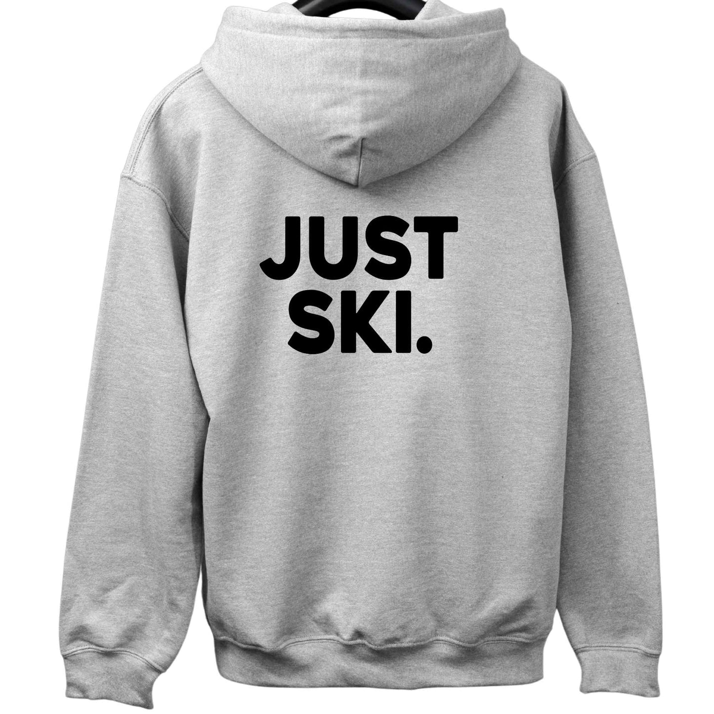 Just Ski Back-Print Hoodie