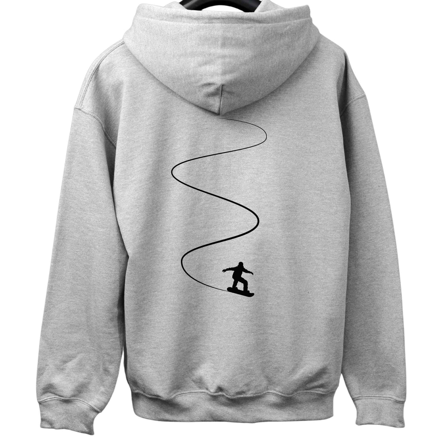 Snowboard Slalom Back-Print Hoodie