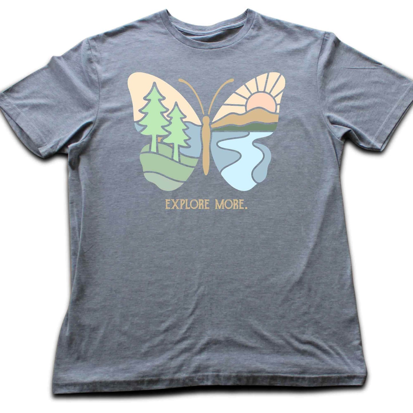 Explore More Butterfly Landscape T-shirt