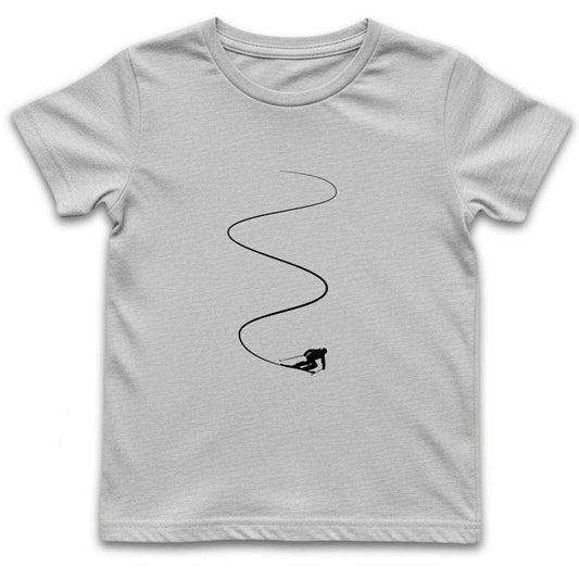 Ski Slalom Kids T-Shirt