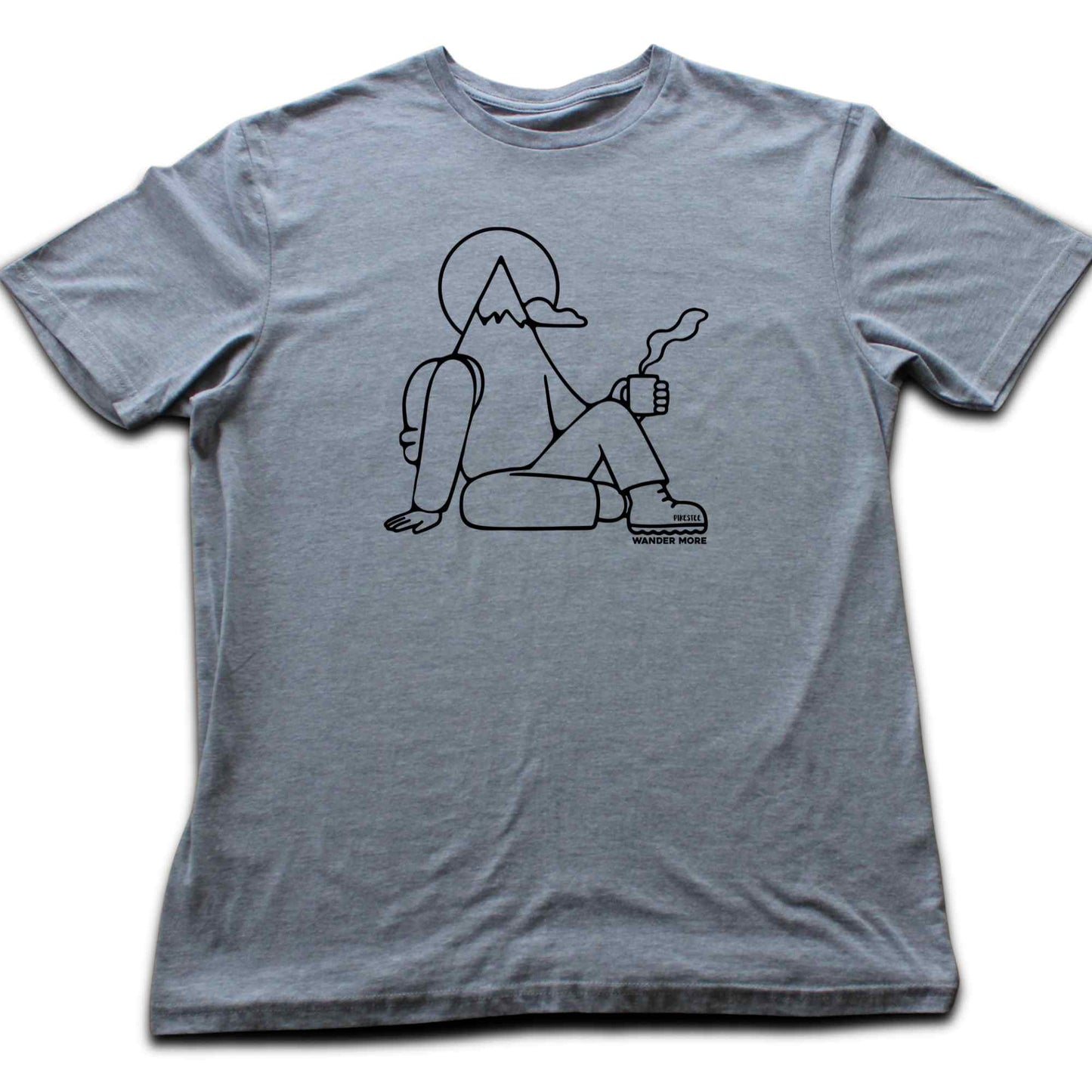 Hiker Mascot, Wander more T-shirt