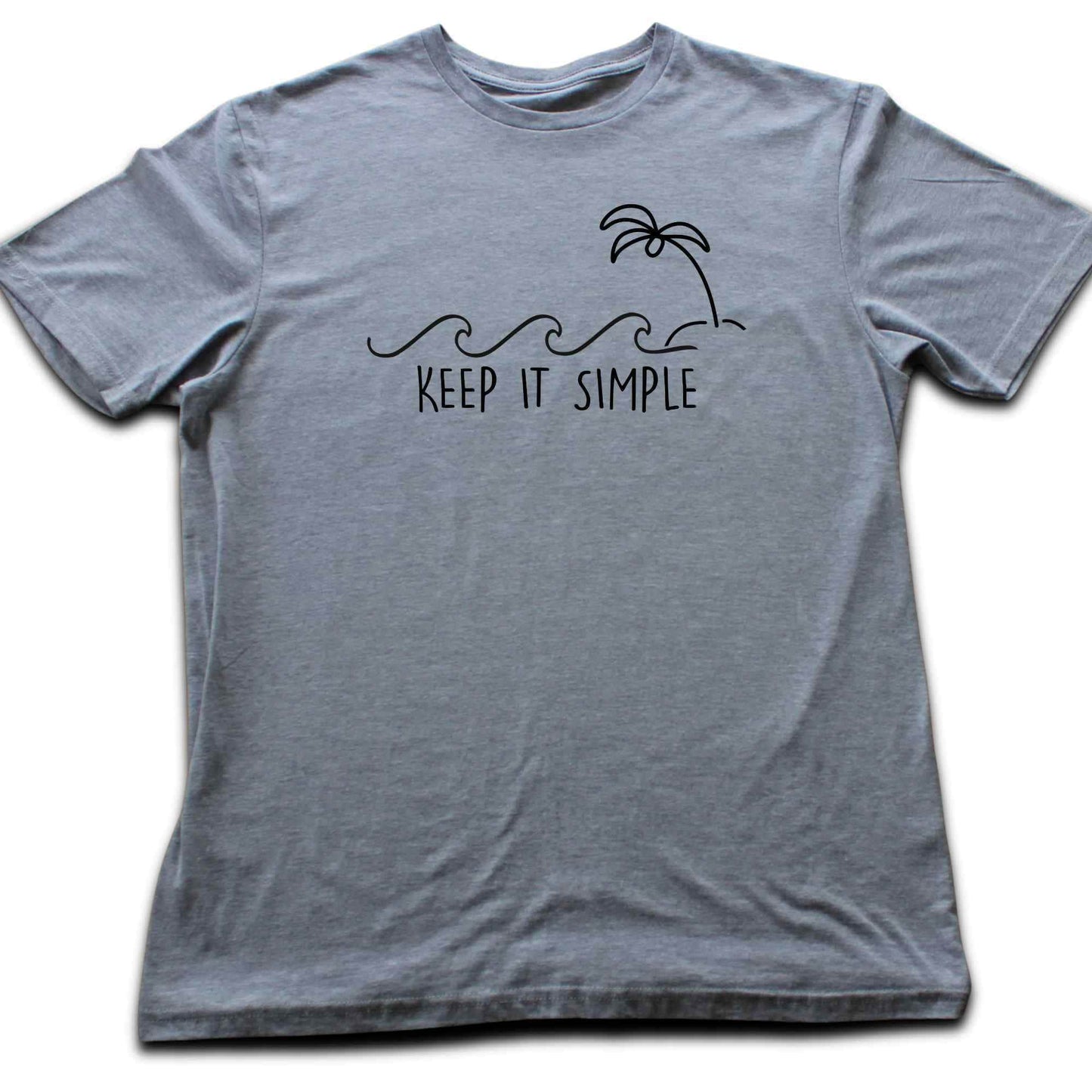 Keep It Simple Beach Graphic T-shirt