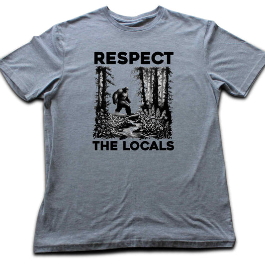 "Respect The Locals" graphic T-shirt