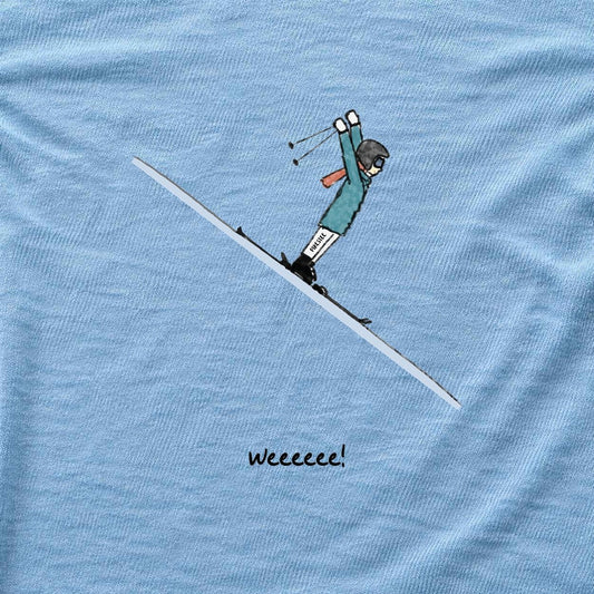 Weeeee T-shirt - Light Blue - hero