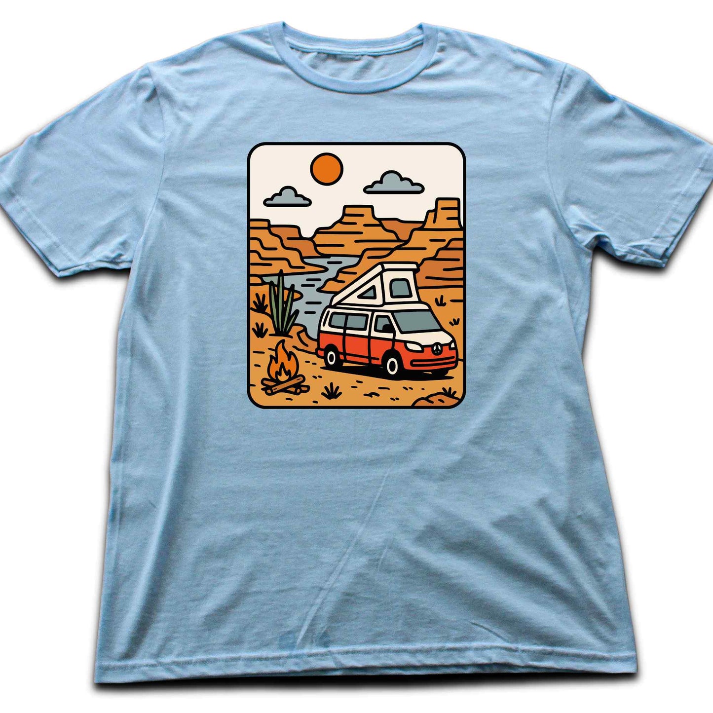 Cartoon Van Canyon T-shirt