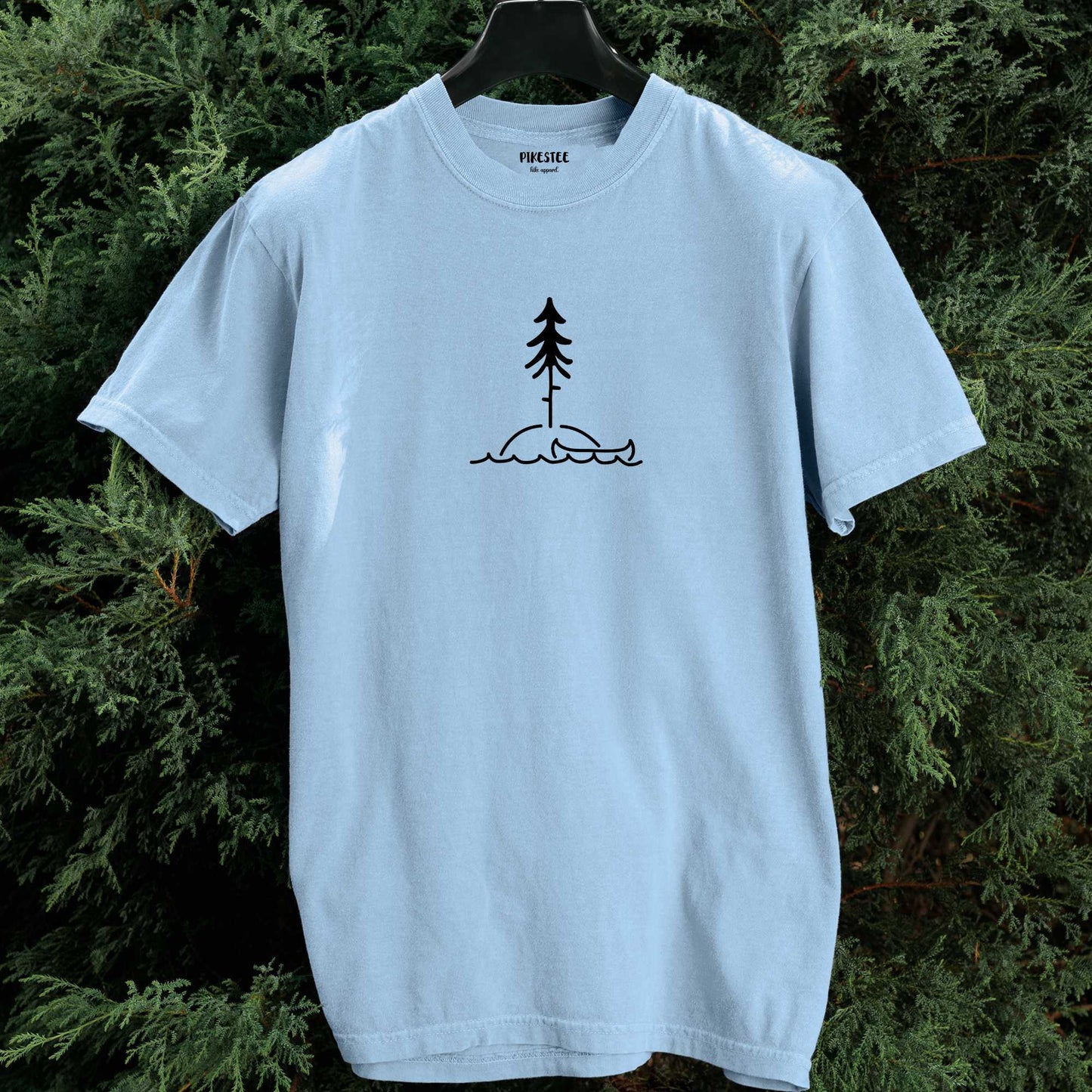 Canoe Landscape Graphic T-shirt