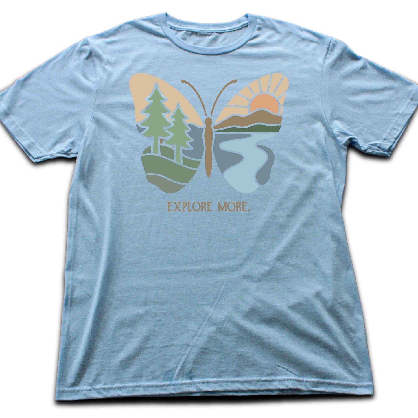 Explore More Butterfly Landscape T-shirt