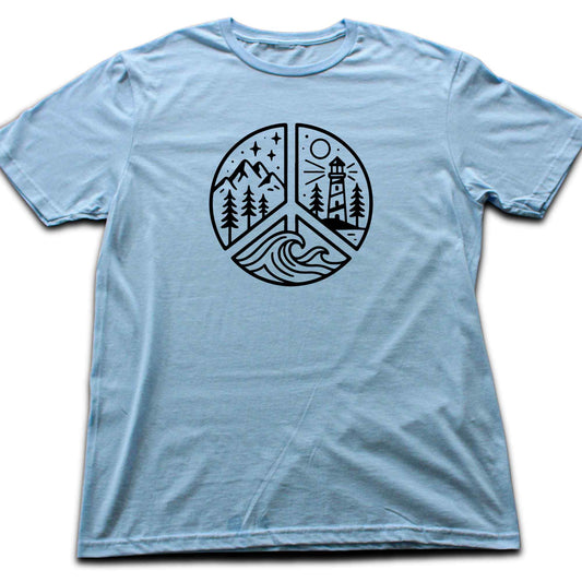 Peace Sign Lighthouse T-shirt