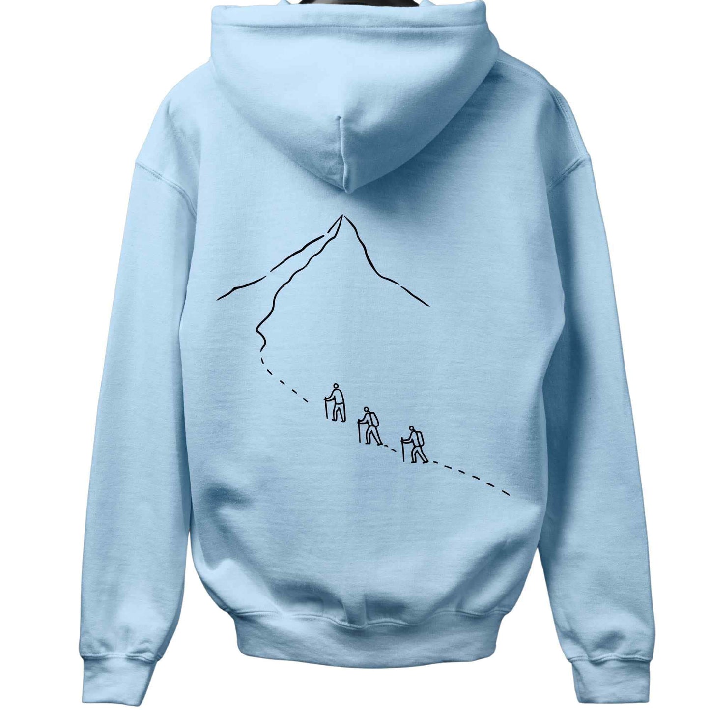 Mountain Hiking Back-Print Hoodie