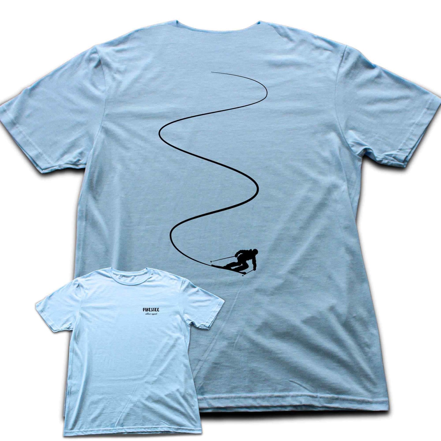 Back Print Ski Slalom T-shirt