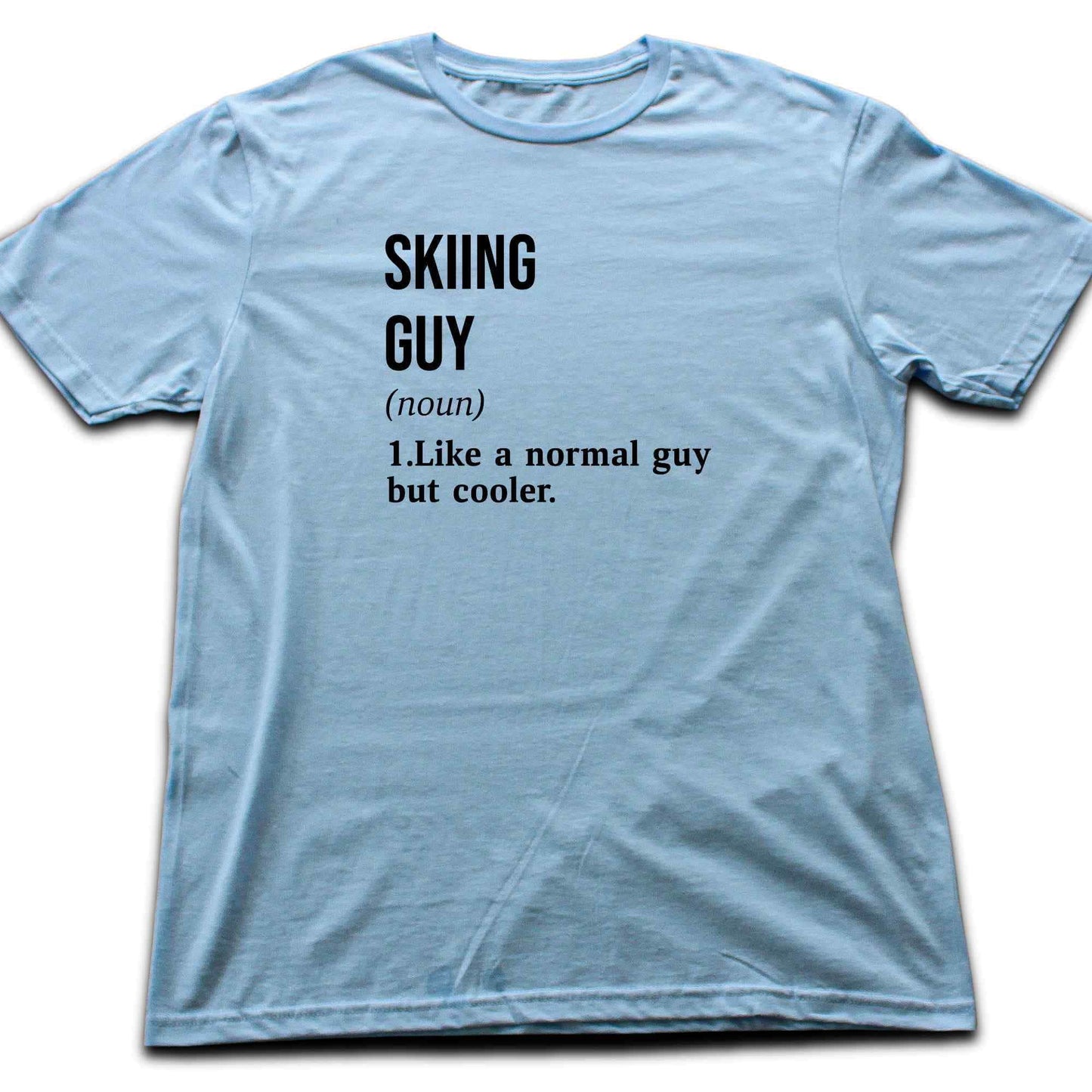 Skiing Guy Definition T-shirt