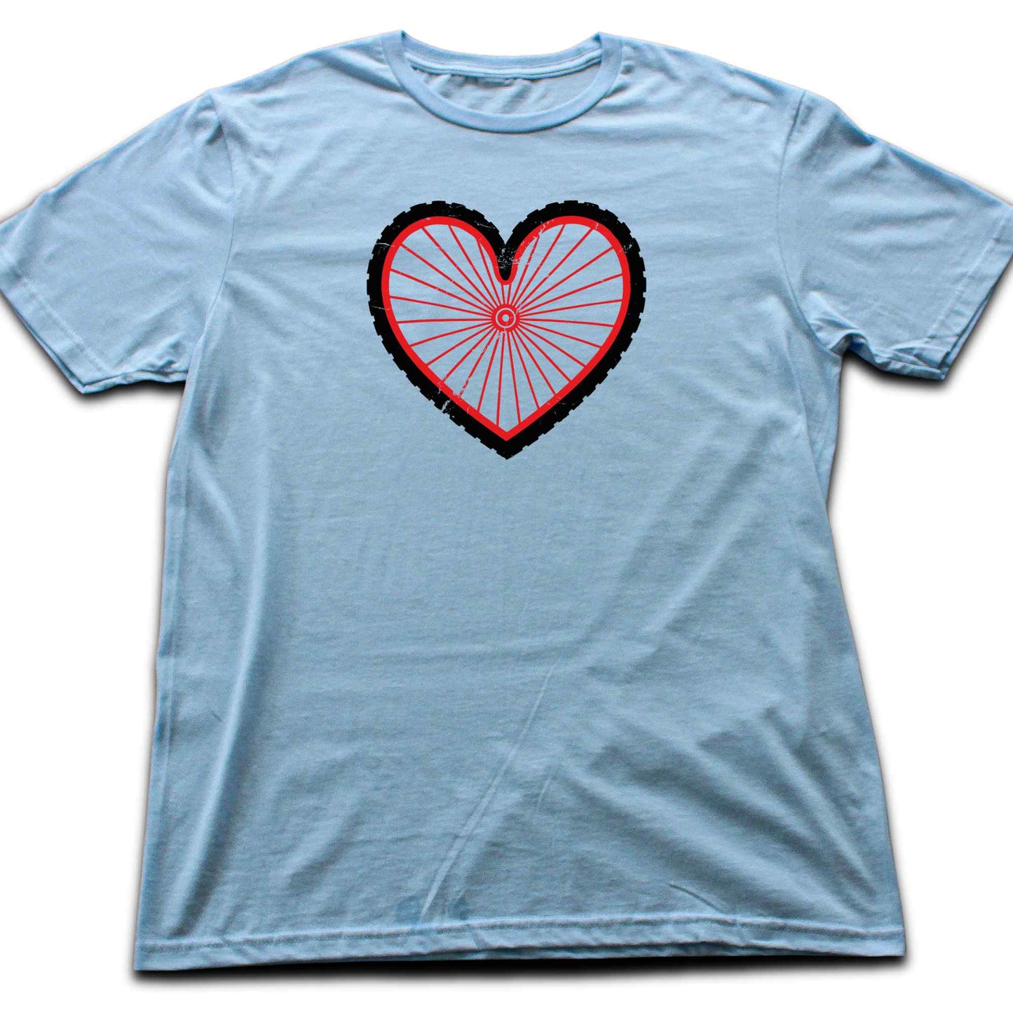Bike Wheel Heart T-shirt