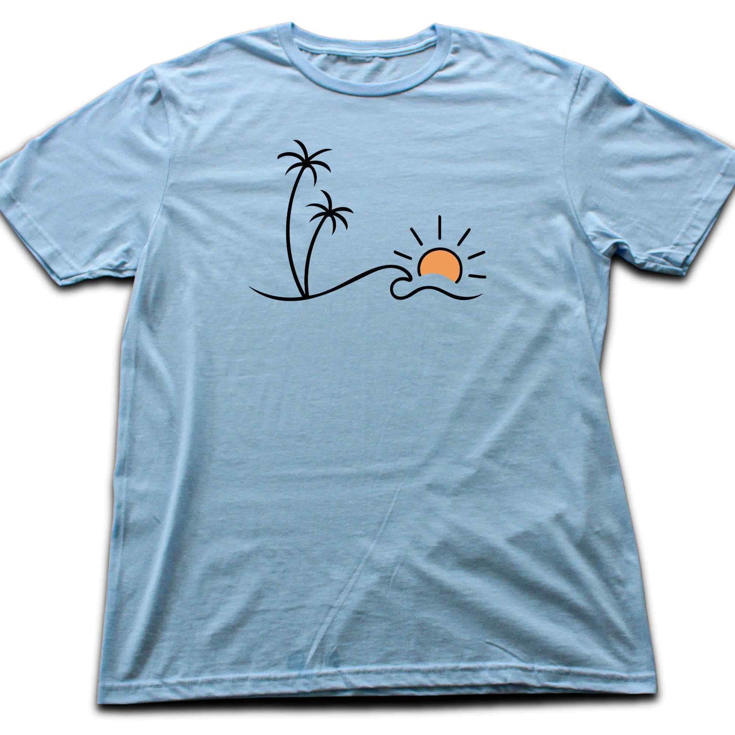 Miniamlist Beach Landscape T-shirt