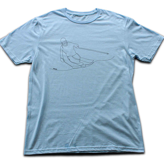Ski Slide Line Art T-shirt