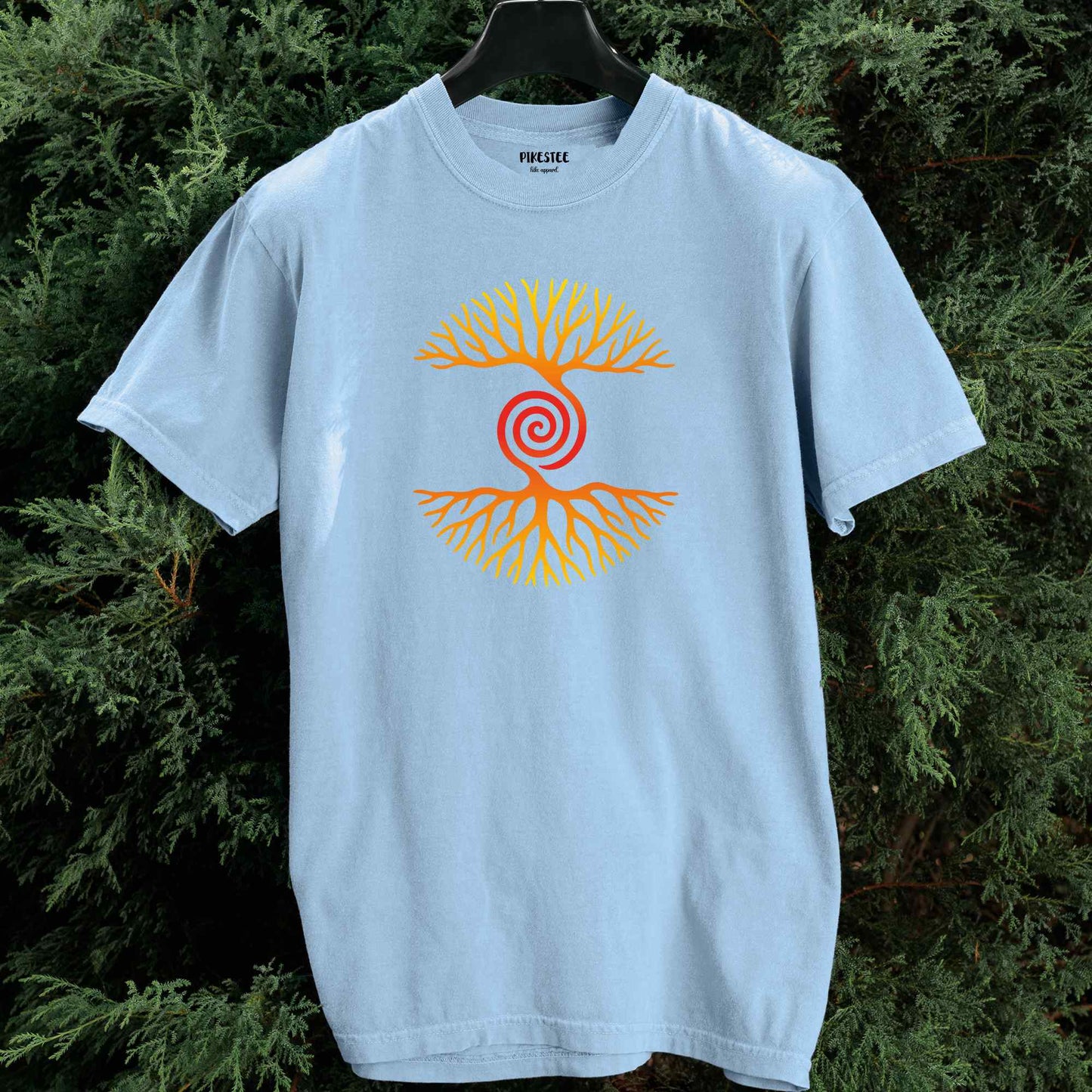 Tree and Roots Spiral T-shirt