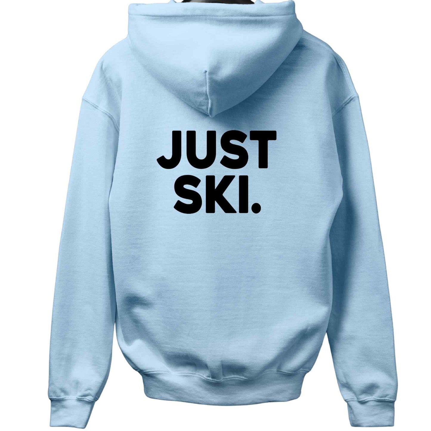 Just Ski Back-Print Hoodie