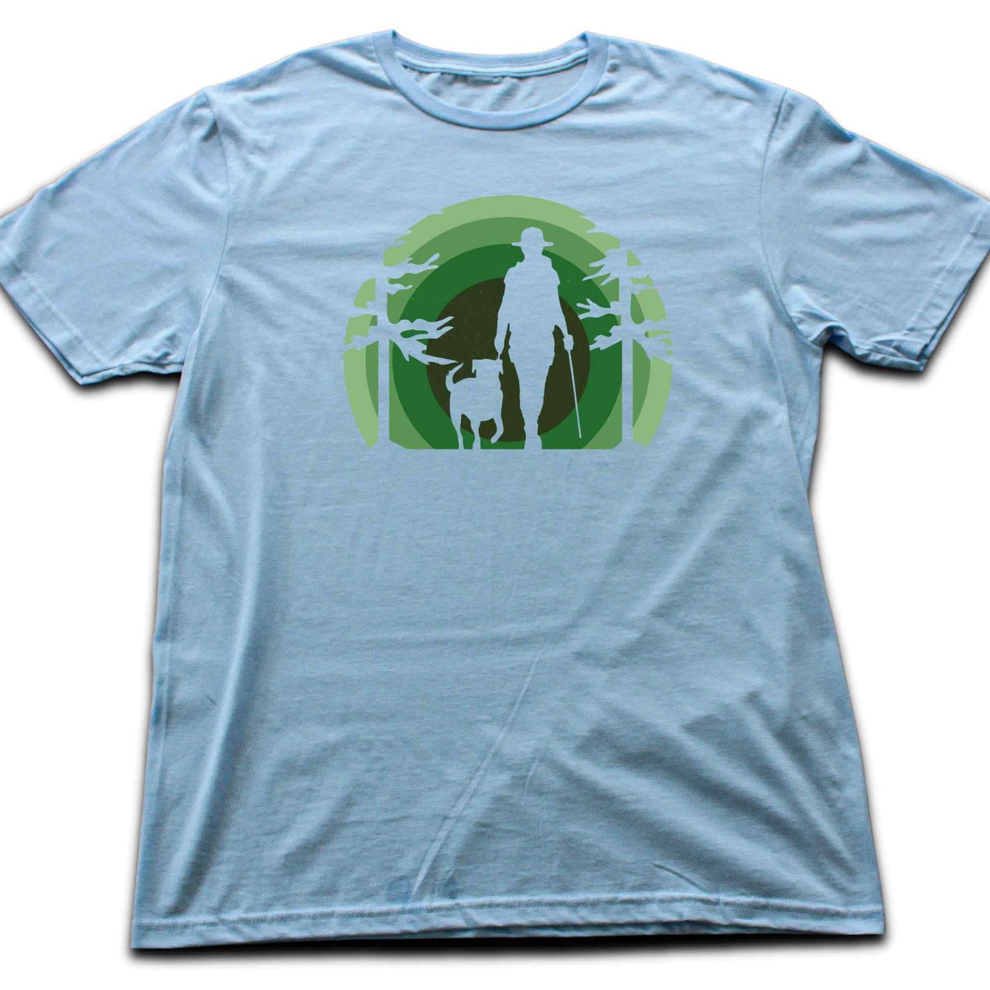 Green Landscape Hike and Dog T-shirt