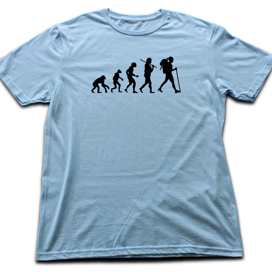 Hiking Girl Evolution T-shirt