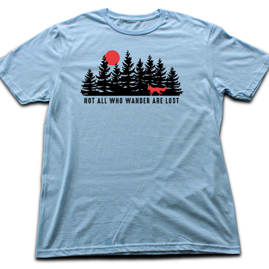 Not All Who Wander Are Lost Fox T-shirt