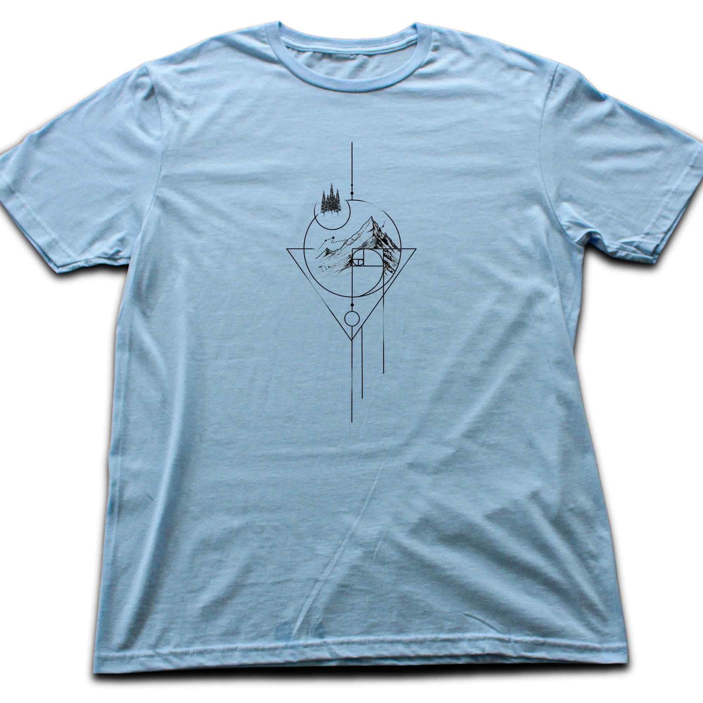 Geometric Art Mountain T-shirt