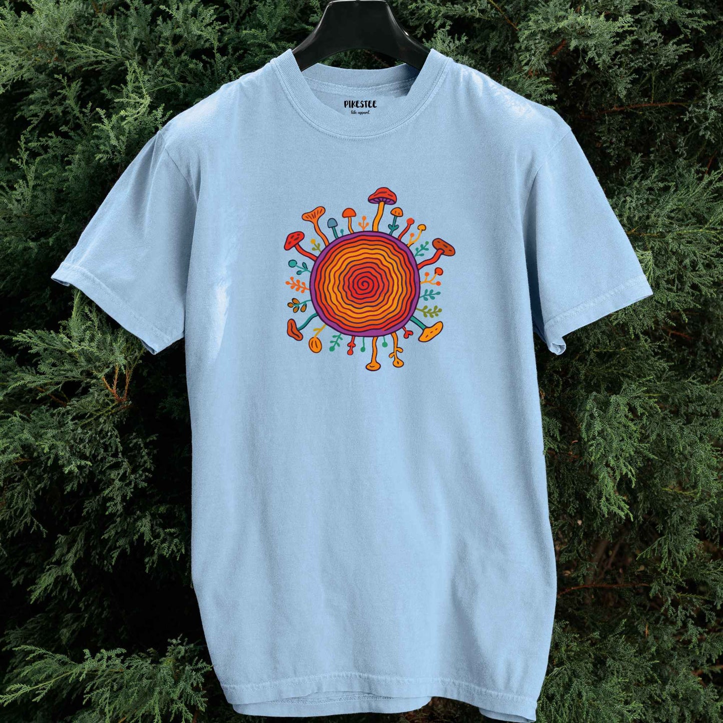 ColorFull Trunk and Mushrooms T-shirt