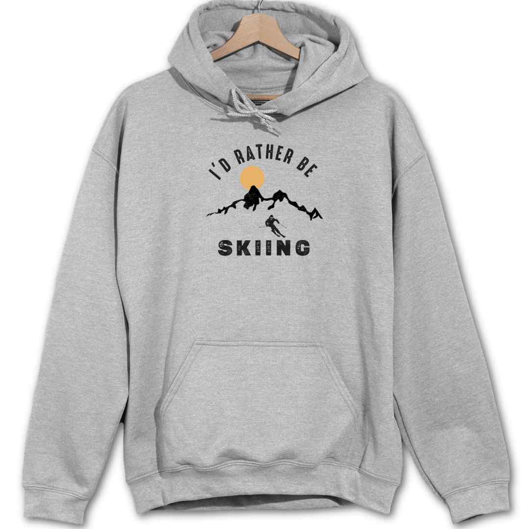 I'd Rather Be Skiing Hoodie