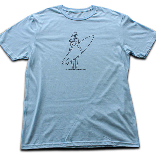 Surf Girl Minimalist T-shirt