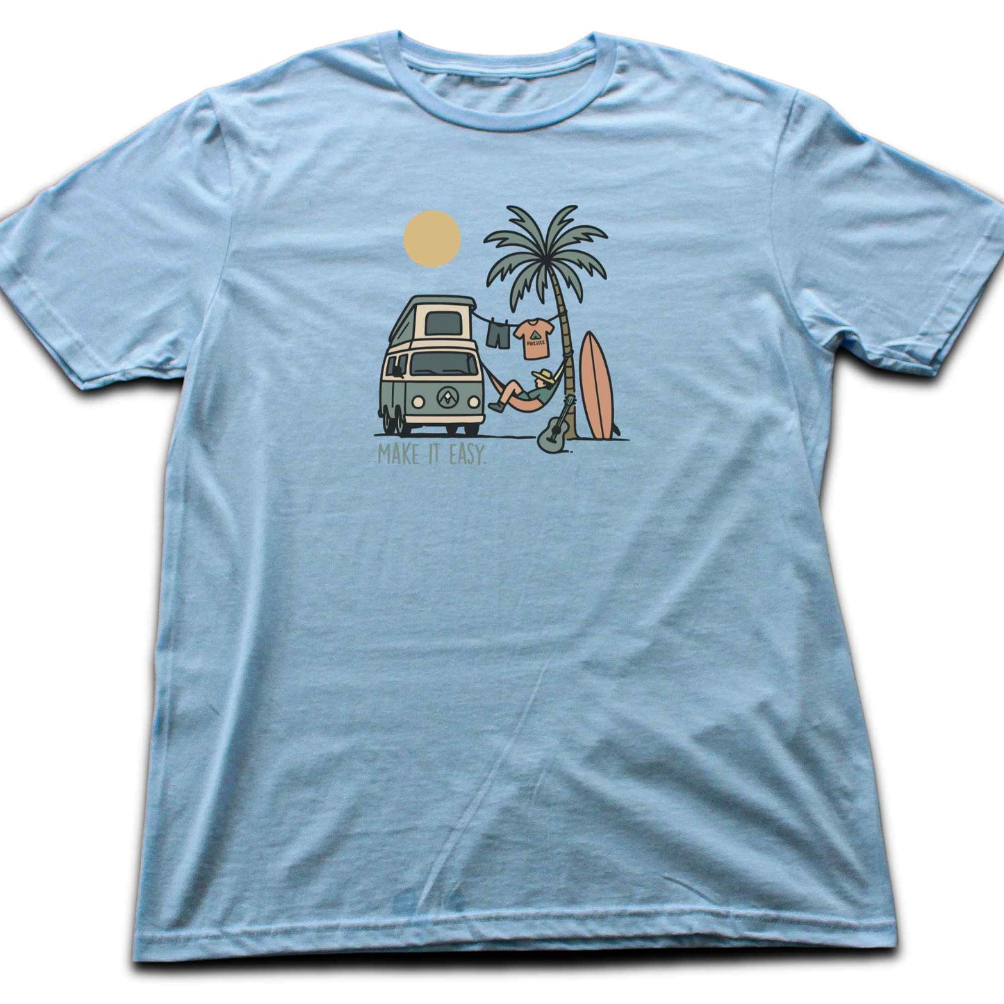 Make it Easy Van Beach T-shirt