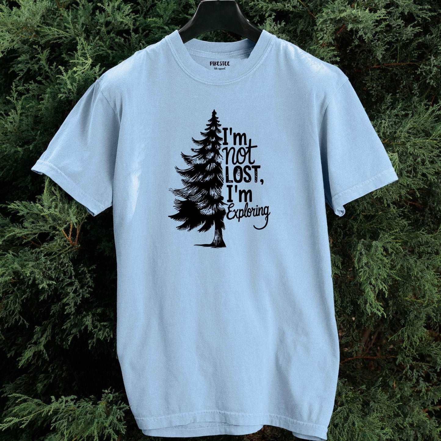 "I'm Not Lost, I'm Exploring" graphic T-shirt