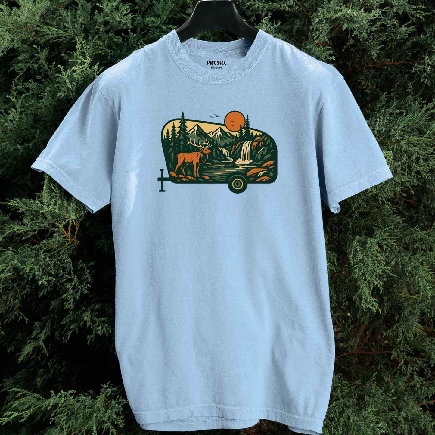 Caravan Deer Landscape T-shirt