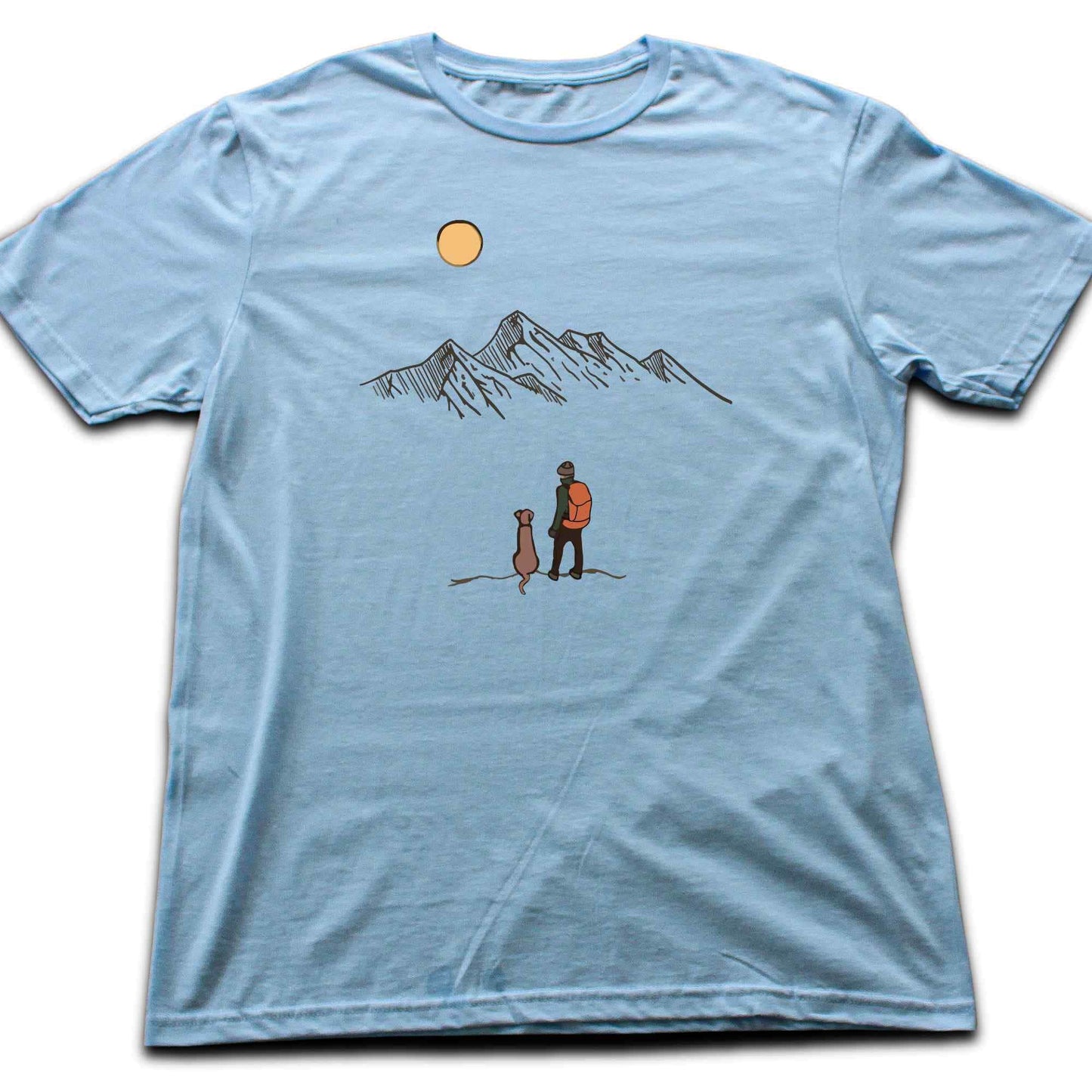 Hike With The Dog (Man) T-shirt
