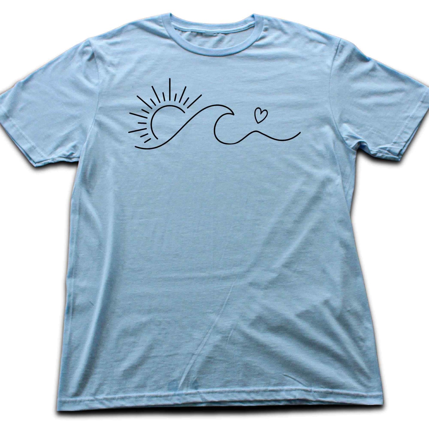 Sun Heart And Wave T-shirt