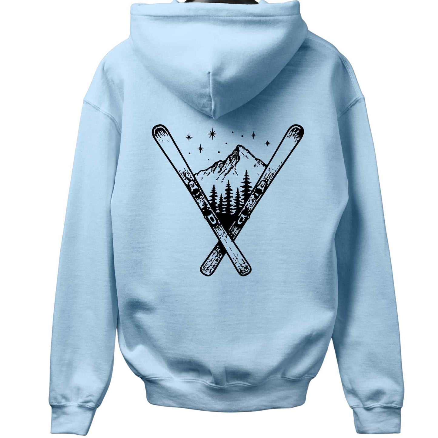 Ski Cross Back-Print Hoodie
