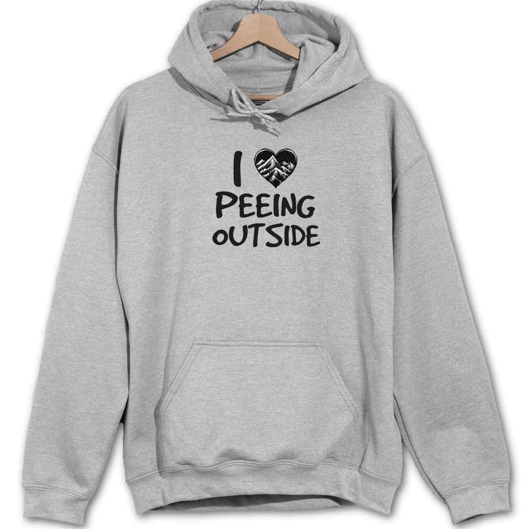 Peeing Outside Hoodie